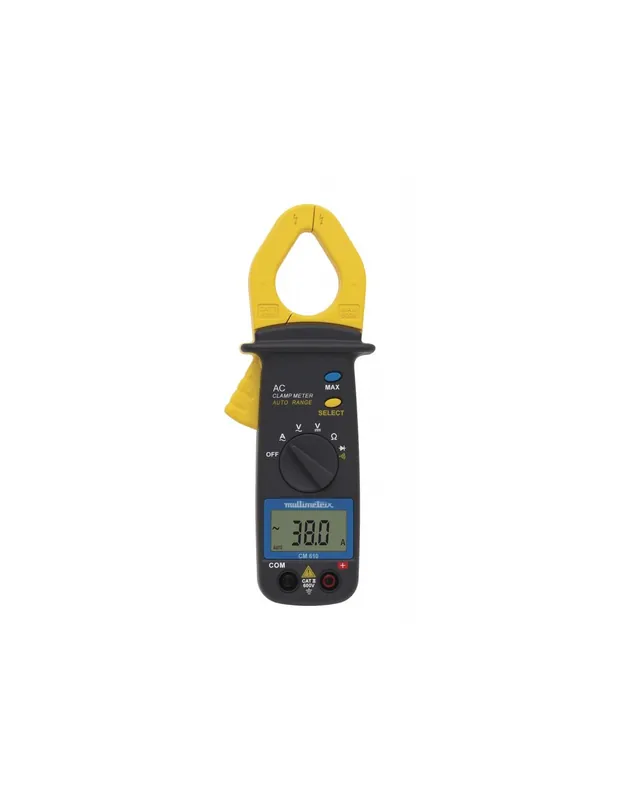 Pince multimètre numérique 600 A TRMS CM610 P06232002 - Multimetrix