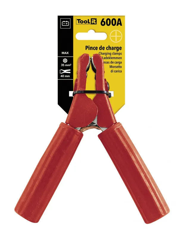 Pince de charge isolée 600 A rouge 053779 - Gys