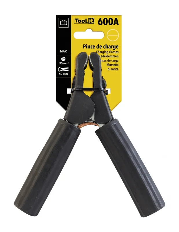 Pince de charge isolée 600 A noire 053786 - Gys