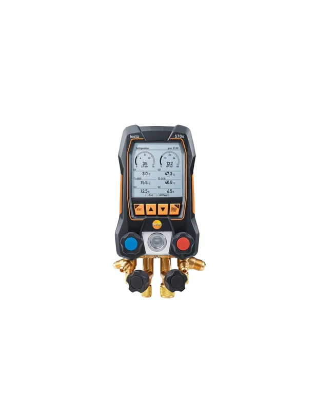 Manifold numérique bloc de vannes à 4 voies Bluetooth Testo 570s 0564 5701 - Testo