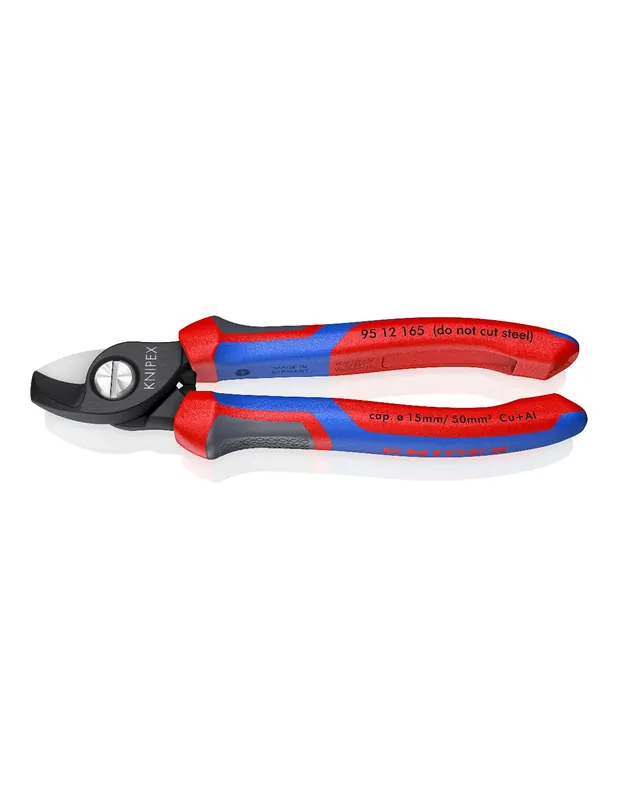 Coupe-câbles 165 mm Ø15mm/50mm² 95 12 165 - Knipex
