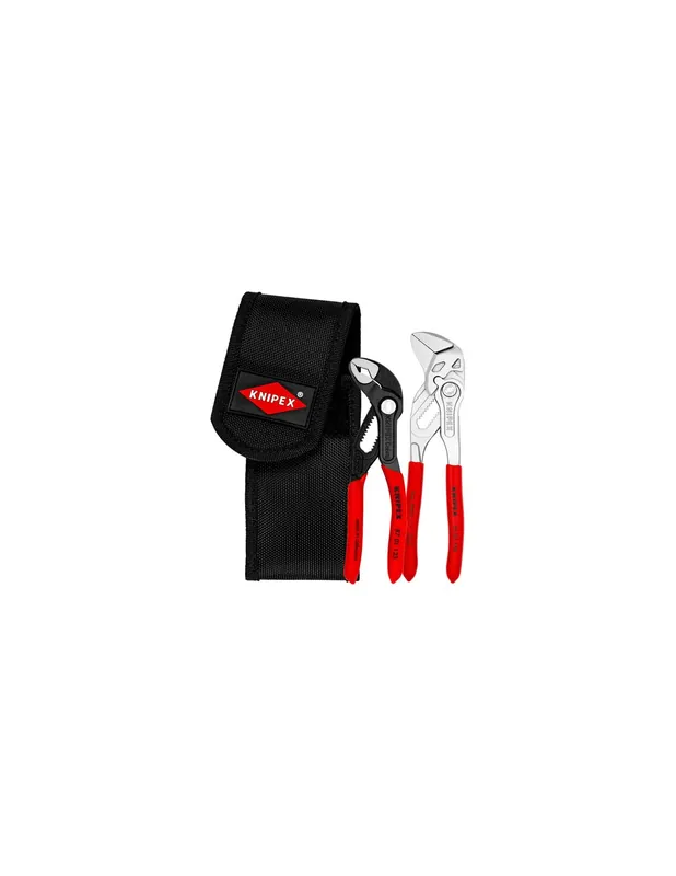 Mini-jeu de 2 pinces en pochette ceinture Cobra 125 mm et Pince-clé 150 mm 00 20 72 V01 - Knipex