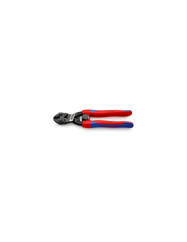 Pince coupe-boulon CoBolt profil de coupe ajouré 200 mm Bi-matière 71 32 200 - Knipex