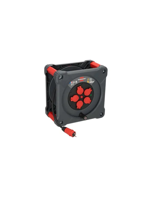 Enrouleur de câble KA 2201 5 Professional, 25m H07RN-F 3G2,5, IP44 9202251110 - Brennenstuhl
