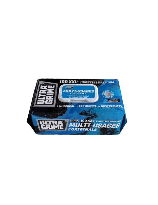 Lingettes Multi‑Usage XXL ULTRAGRIME PRO (paquet de 100) FR5900 - Nuvik