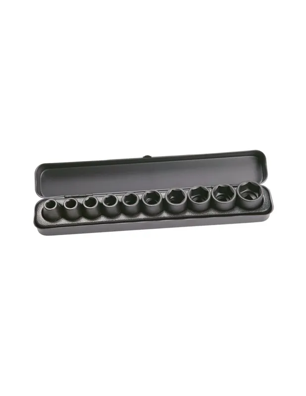 Coffret 10 douilles 1/2‘‘ L. 38 mm 751879 - Hikoki