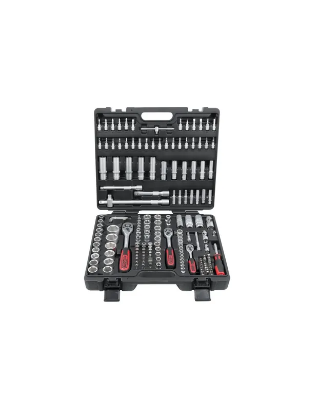 Coffret de douilles 1/4‘‘ + 3/8‘‘ + 1/2‘‘ 179 pièces 917.0779 - KS Tools