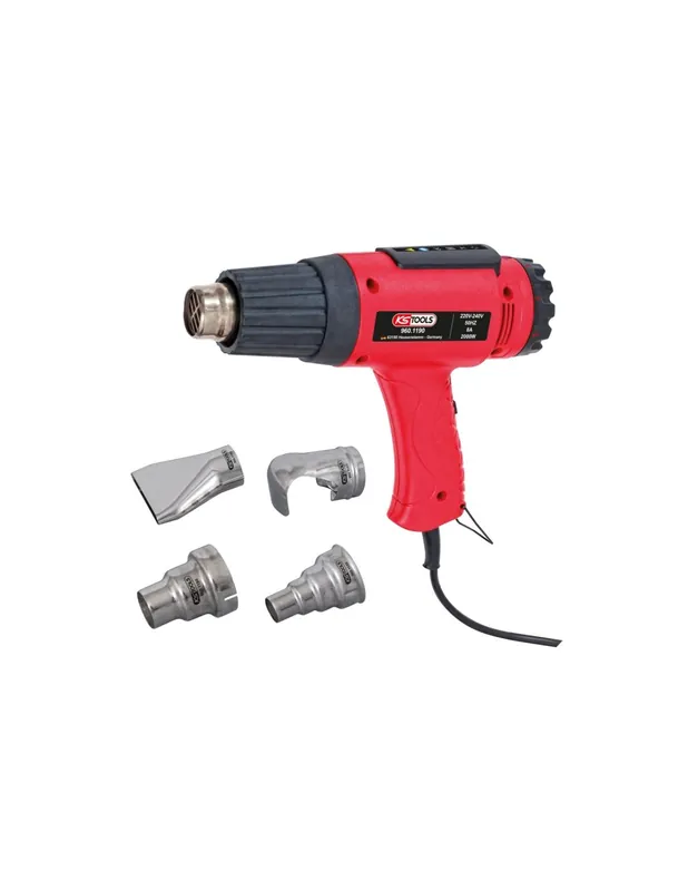 Décapeur thermique 2000 W avec 4 buses 960.1190 - KS Tools