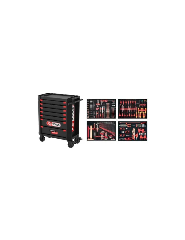 Servante Edition Limitée 7 tiroirs équipée de 314 outils 824.7349F - KS Tools