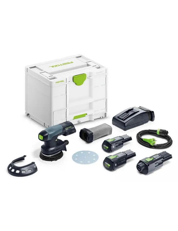 Ponceuse excentrique sans fil ETSC 125 3,0 I-Set 578142 - Festool
