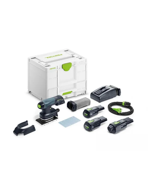 Ponceuse vibrante sans fil RTSC 400 3,0 I-Set 578133 - Festool