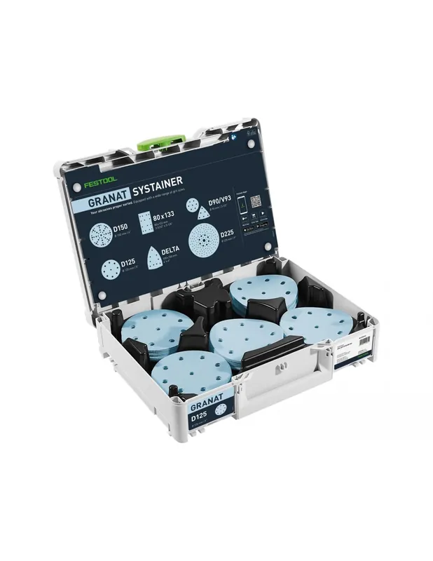 Systainer³ d‘abrasifs D125 GR SYS Granat 578193 - Festool