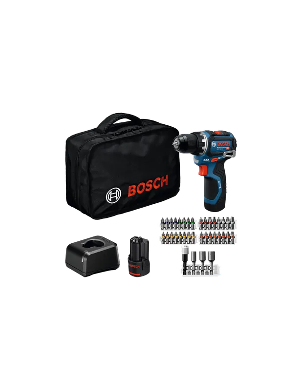 Perceuse-visseuse 12V 2Ah GSR 12V-32 + Set de 36 accessoires 06019N7004 - Bosch