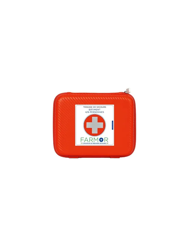 Trousse de secours en PU bâtiment 4/6 Personnes FAR 3701 FLO - Farmor