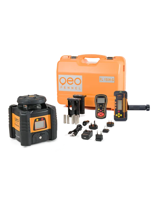 Laser rotatif double pente FL 155H-G + FR 60-MM 213160 - Geo Fennel