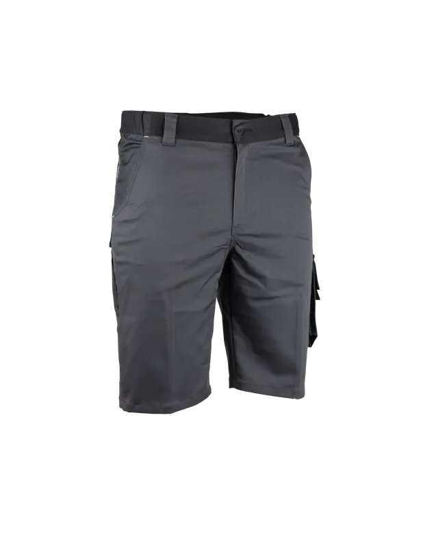 Bermuda de travail bicolore stretch multipoches 6154 DEDALE - LMA