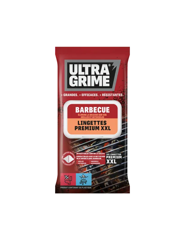 Lingettes Life Barbecue XXL (paquet de 30) FR5450 - UltraGrime Pro