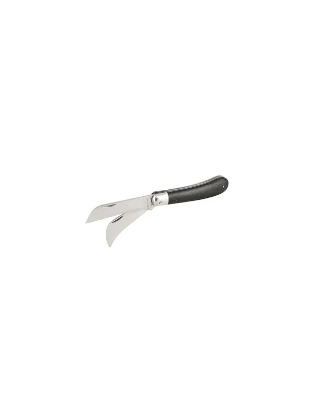 Couteau électricien 2 lames (1 serpette + 1 droite) 471900 - Wilmart