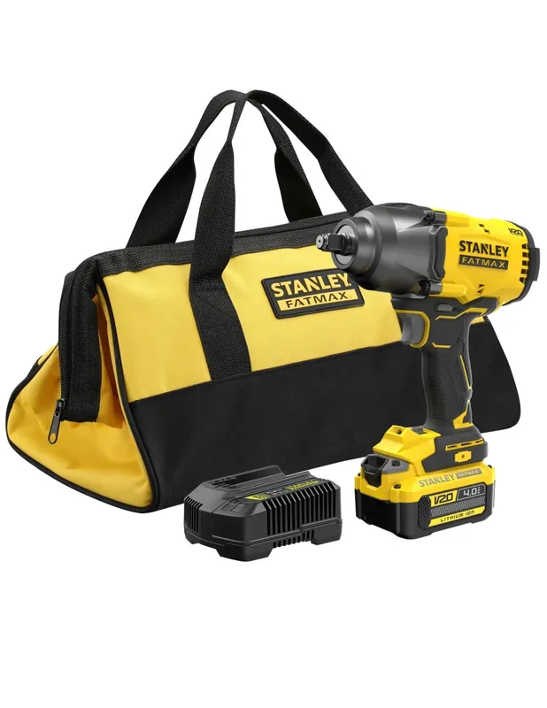 Boulonneuse à chocs V20 18V 1/2" 950 Nm + 1 batterie 4Ah SFMCF940M1-QW - Stanley