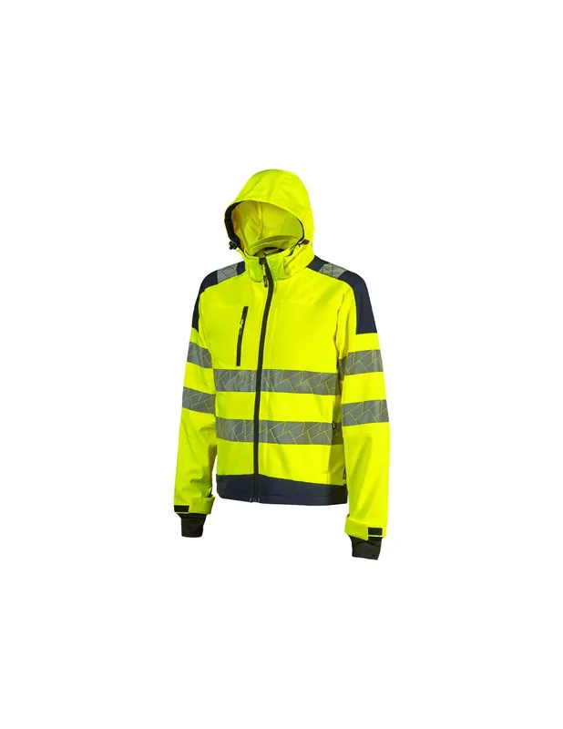Veste haute visibilité softshell Jaune fluo WONDER WHL384YF - Upower