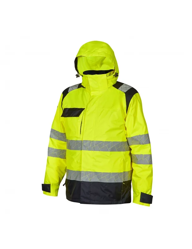 Parka haute visibilité 5 en 1 Jaune fluo FREEWAY WHL383YF - Upower