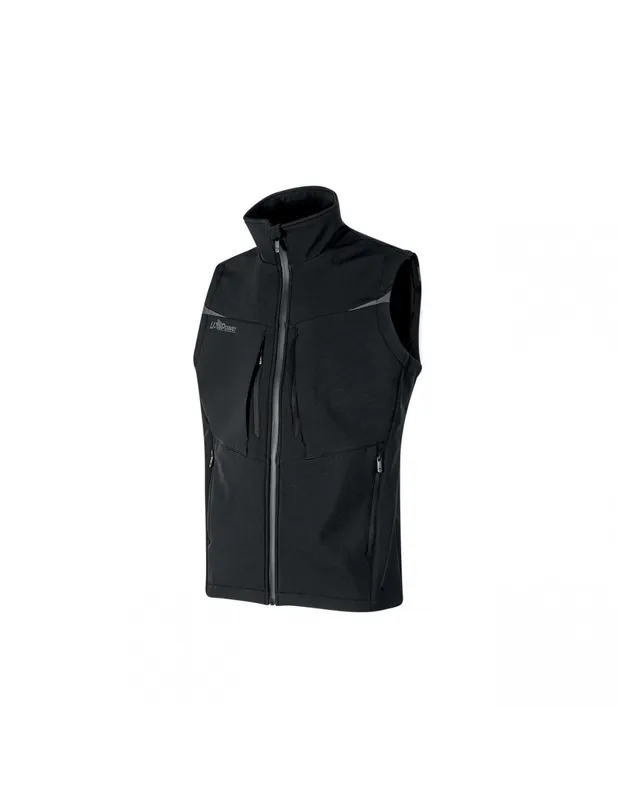 Gilet de travail softshell hydrofuge Black BRIO WFU341BB - Upower