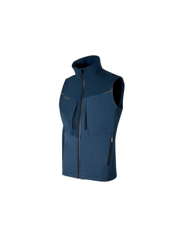 Gilet de travail softshell hydrofuge Deep Blue BRIO WFU341DB - Upower