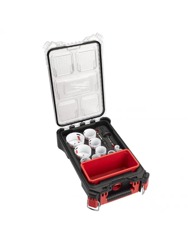 Coffret PACKOUT scies cloches bi-métal HOLE DOZER (12 pièces) 4932472248 - Milwaukee