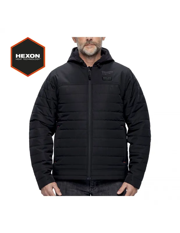 Veste chauffante noire HEXON M12 HPJBL3-0 49324938** - Milwaukee