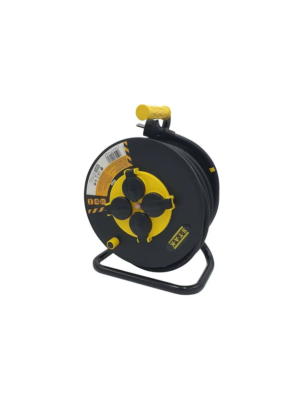 Enrouleur électrique 4 prises 40M H07RNF 3G2,5 IP44 REELART-FR-40 - Velamp