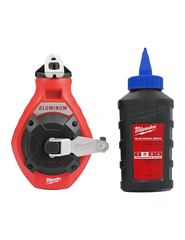 Cordeau traceur fin + recharge bleue 4932493814 - Milwaukee