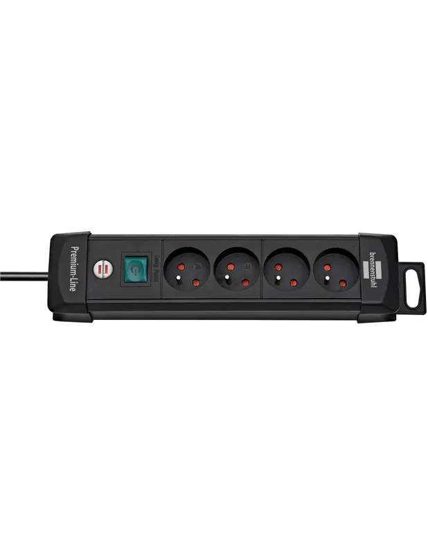 Multiprise 4 prises de courant avec interrupteur à voyant 1,8 m H05VV-F 3G1,5 1390001064 - Brennenstuhl