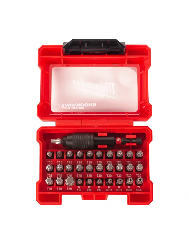 Coffret d‘embouts de vissage Torx SHOCKWAVE GEN 3 (32 pièces) 4932471586 - Milwaukee