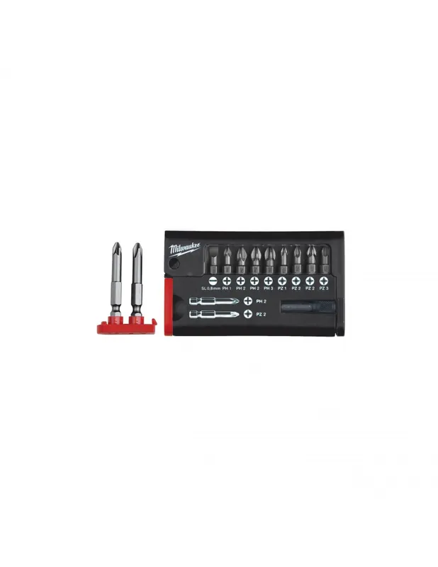 Coffret d‘embouts de vissage SL/PH/PZ (12 pièces) 4932399513 - Milwaukee