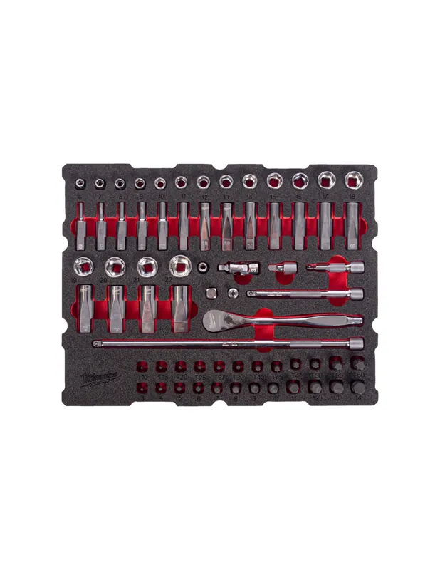 Module servante Cliquet & Douilles 3/8" 67 piéces PACKOUT 4932501868 - Milwaukee