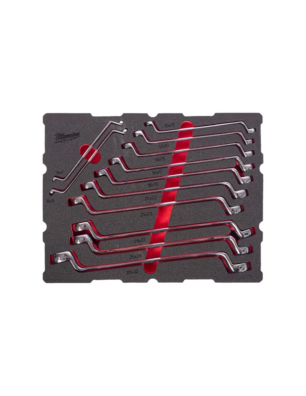 Module servante Clés polygonales débouchées coudées 12 piéces PACKOUT 4932501873 - Milwaukee