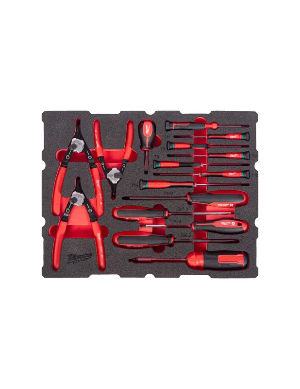 Module servante Tournevis et pinces à circlips 44 piéces PACKOUT 4932501876 - Milwaukee