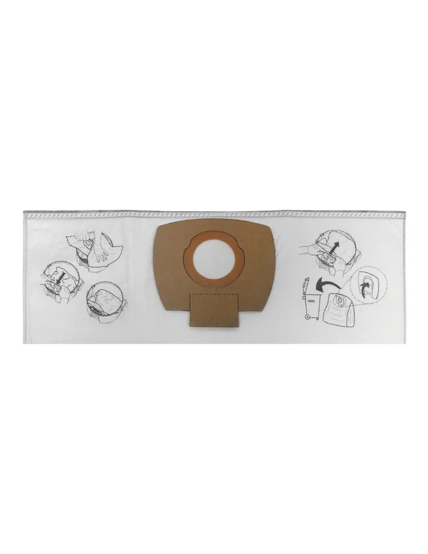 Lot de 5 sacs en tissu pour aspirateurs VC2010L, VC2012L, VC2511, VC2512L VC3011L et VC3211L P-72899 - Makita