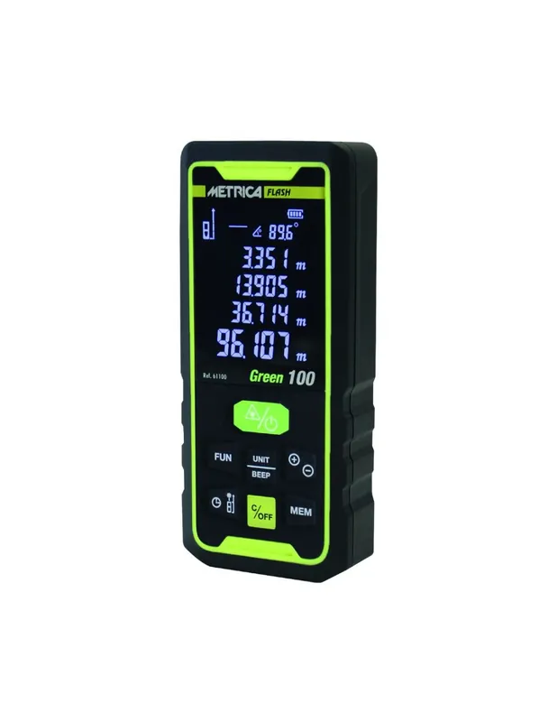 Télémètre laser Flash Green 100 61100 - Metrica