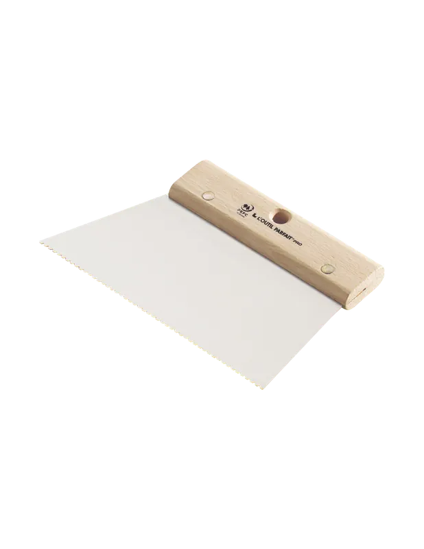 Couteau à colle Trapèze 20 cm Denture Moyenne 2 x 2 x 1.5 mm lame INOX 563020 - L‘outil Parfait