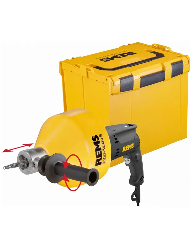 Déboucheur de canalisations électrique Ø 20-50 mm Mini-Cobra S VE Set L-Boxx H 170028 R220 - Rems