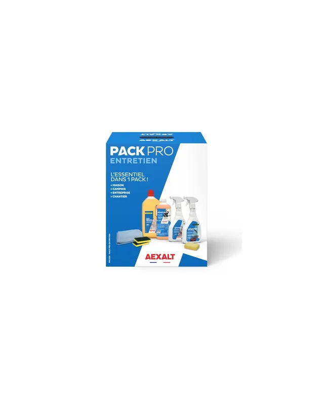 Pack PRO entretien 7 produits PEC235 - Aexalt Pluho