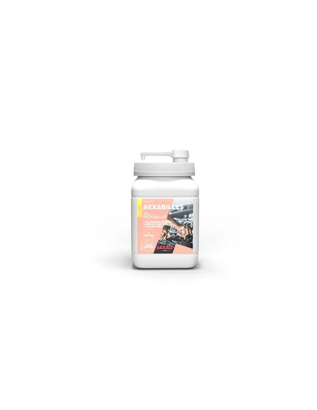 Gel lavant mains à microbilles AEXABILLES GEL CITRON (1 litre + pompe) SA664 - Aexalt Pluho