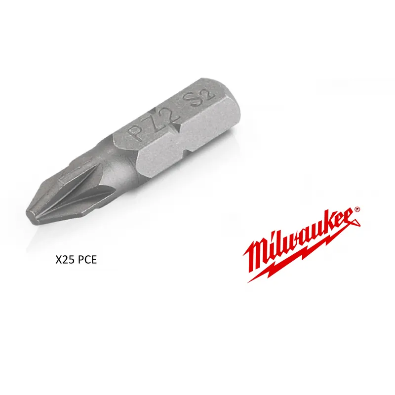 X25 Embouts PZ3 - 25mm MILWAUKEE