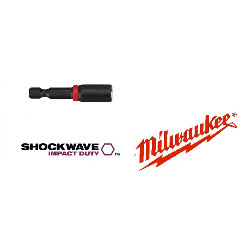 Milwaukee Douille aimantée 3/8" SHOCKWAVE