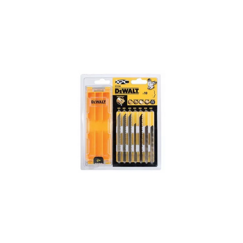DeWalt Coffret de 10 lames XPC pour scie sauteuse DT2296-QZ
