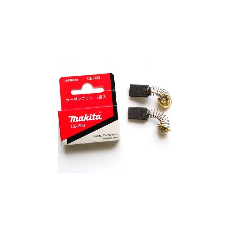 Makita 191963-2 Paire de Charbons CB303, CB308, CB320, CB321, CB322 (194996-6°