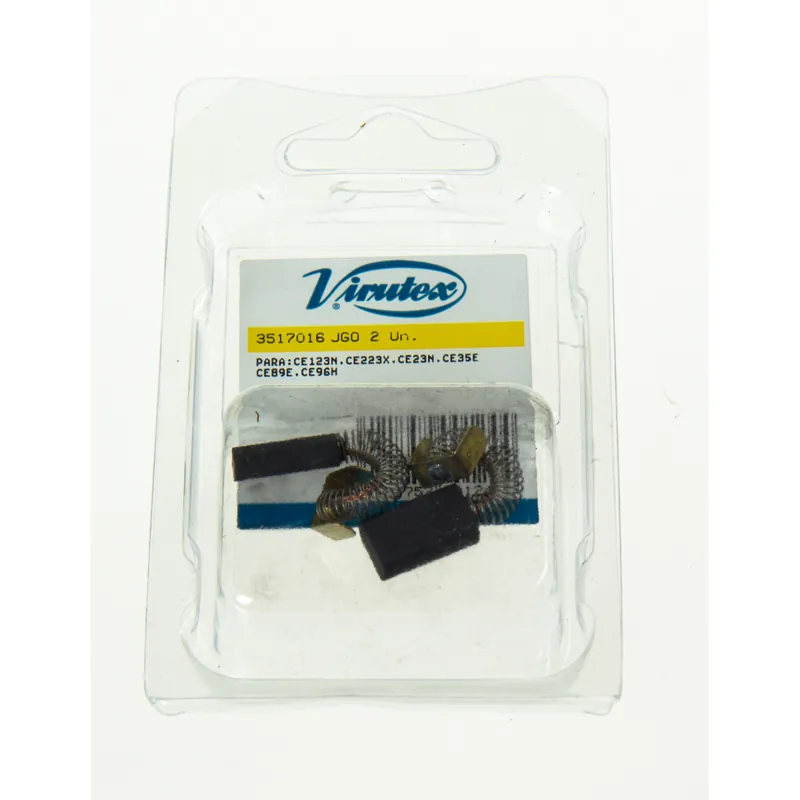 Virutex Jeu de 2 Balais, Charbons 3517016
