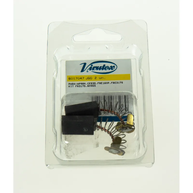 Virutex Jeu de 2 Balais, Charbons 6017047