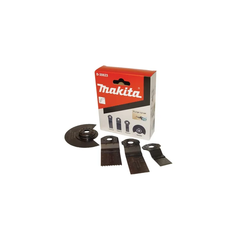 Makita B-30623 Ensemble de 4 Lames pour Bois et Métaux
